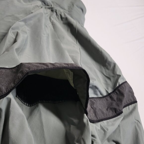Vintage Mens Army Jacket Size Large Full Zip Windbreaker Pockets Vented Lined - Picture 7 of 16